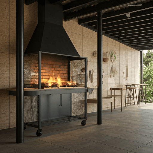 Interior da barbearia clássica